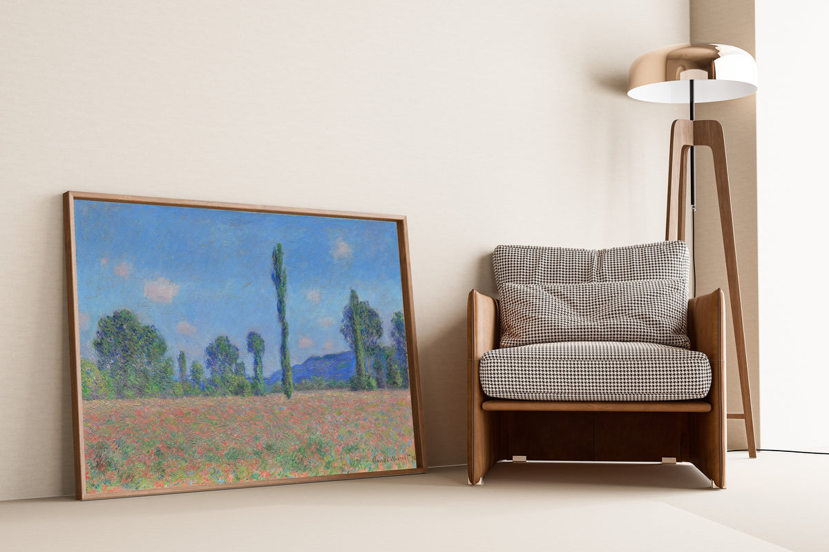 Claude Monet — Poppy Field (Giverny) | Fine Art Print - 9ArtPrints