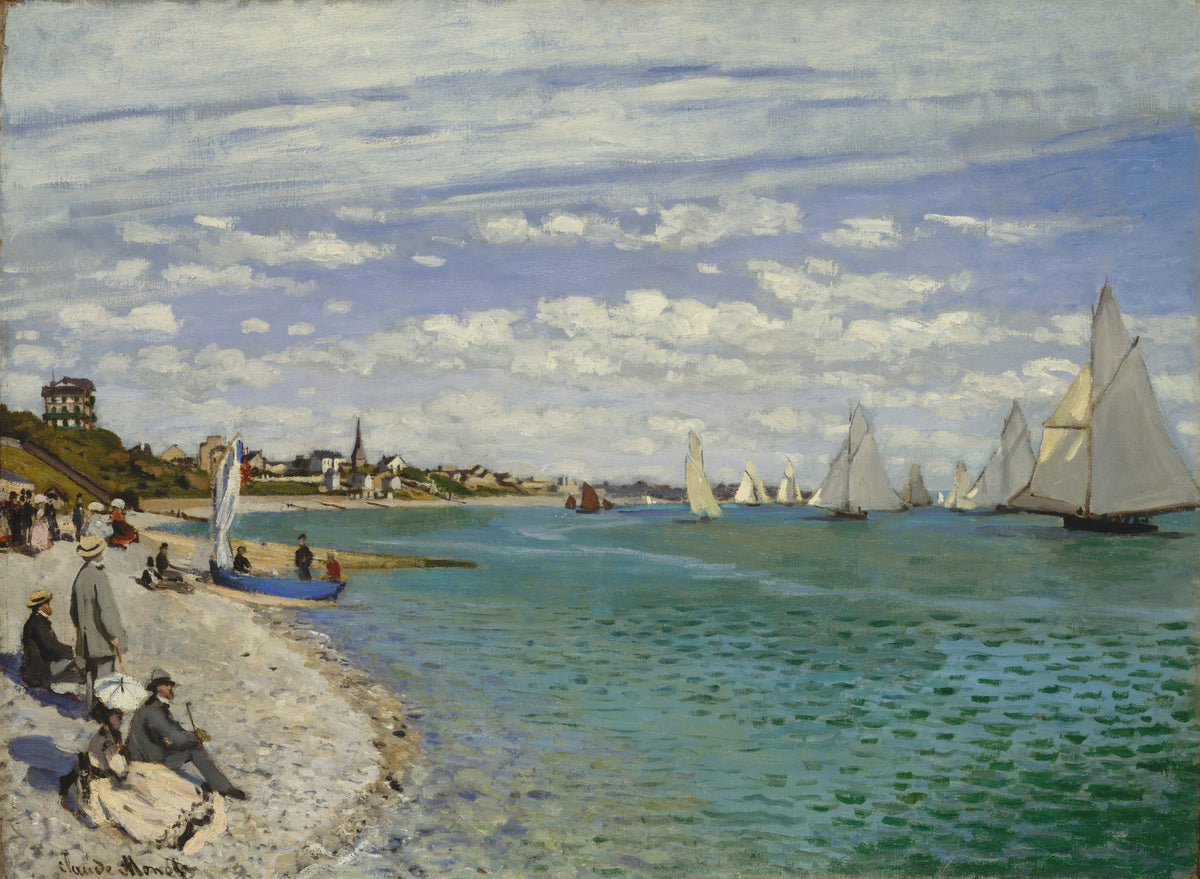 Claude Monet — Regatta at Sainte-Adresse | Fine Art Print - 9ArtPrints