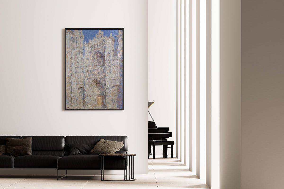 Claude Monet — Rouen Cathedral, The Portal (Sunlight) | Fine Art Print - 9ArtPrints