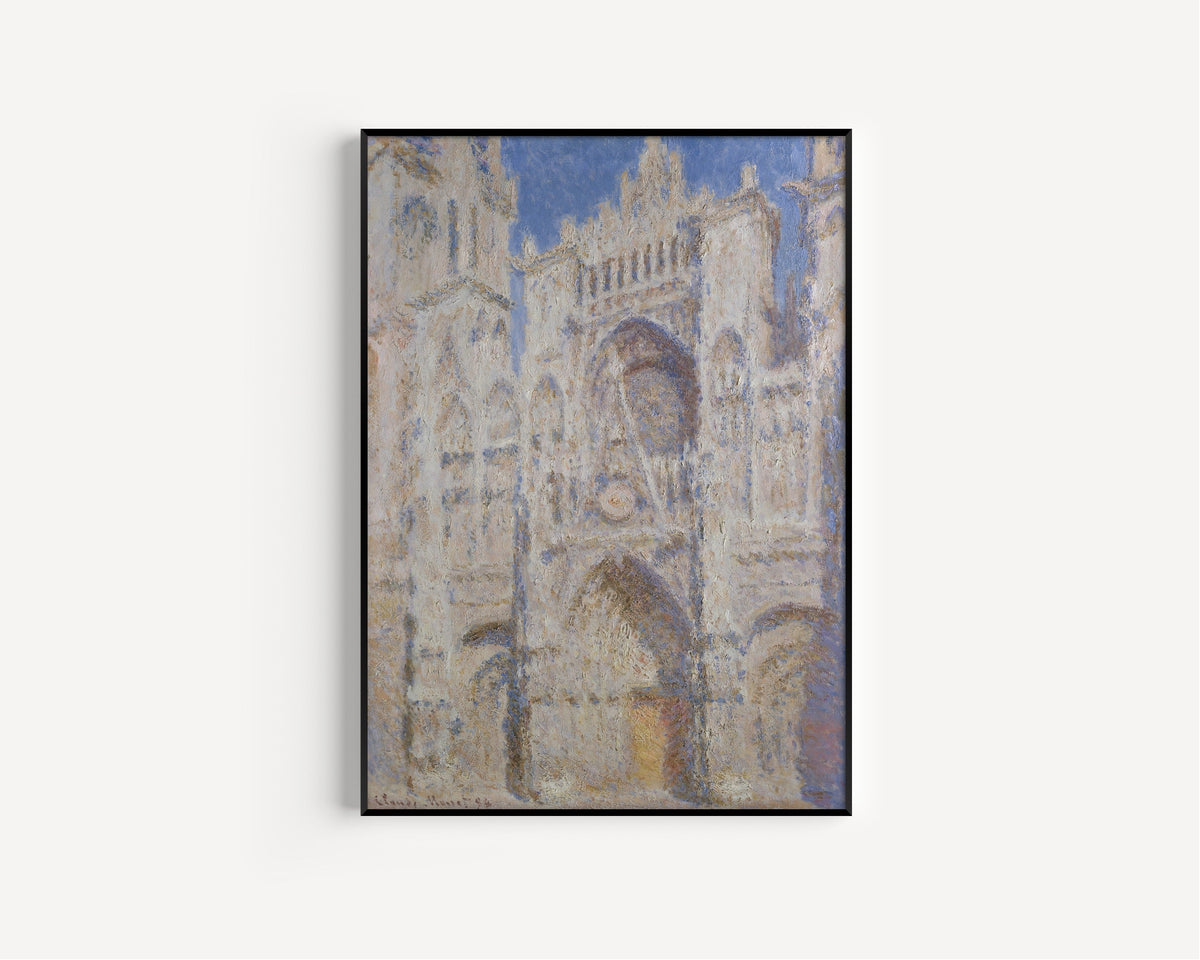 Claude Monet — Rouen Cathedral, The Portal (Sunlight) | Fine Art Print - 9ArtPrints