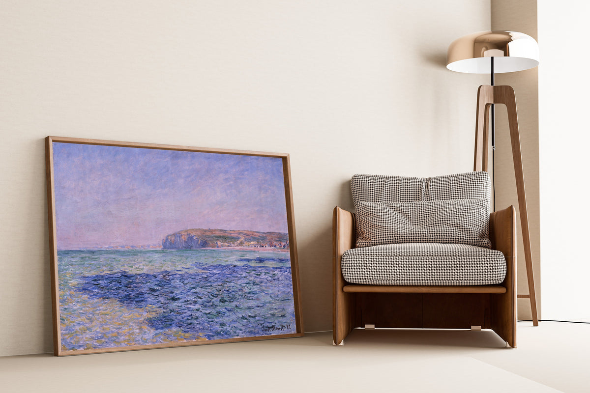 Claude Monet — Shadows on the Sea. The Cliffs at Pourville | Fine Art Print - 9ArtPrints