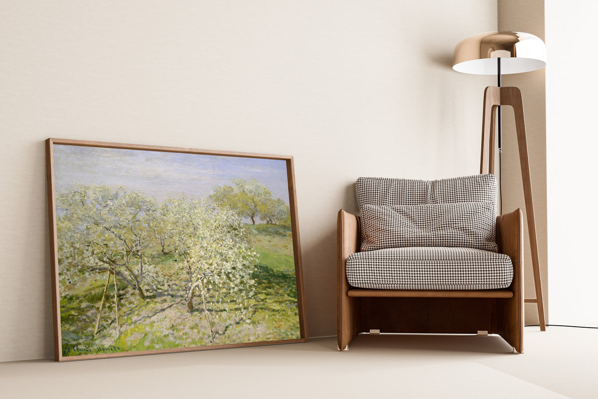 Claude Monet — Spring (Fruit Trees in Bloom) | Fine Art Print - 9ArtPrints