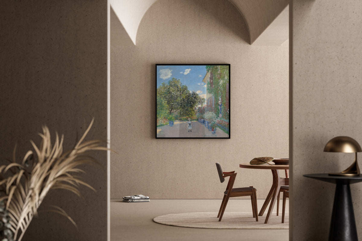 Claude Monet — The Artist's House at Argenteuil | Fine Art Print - 9ArtPrints