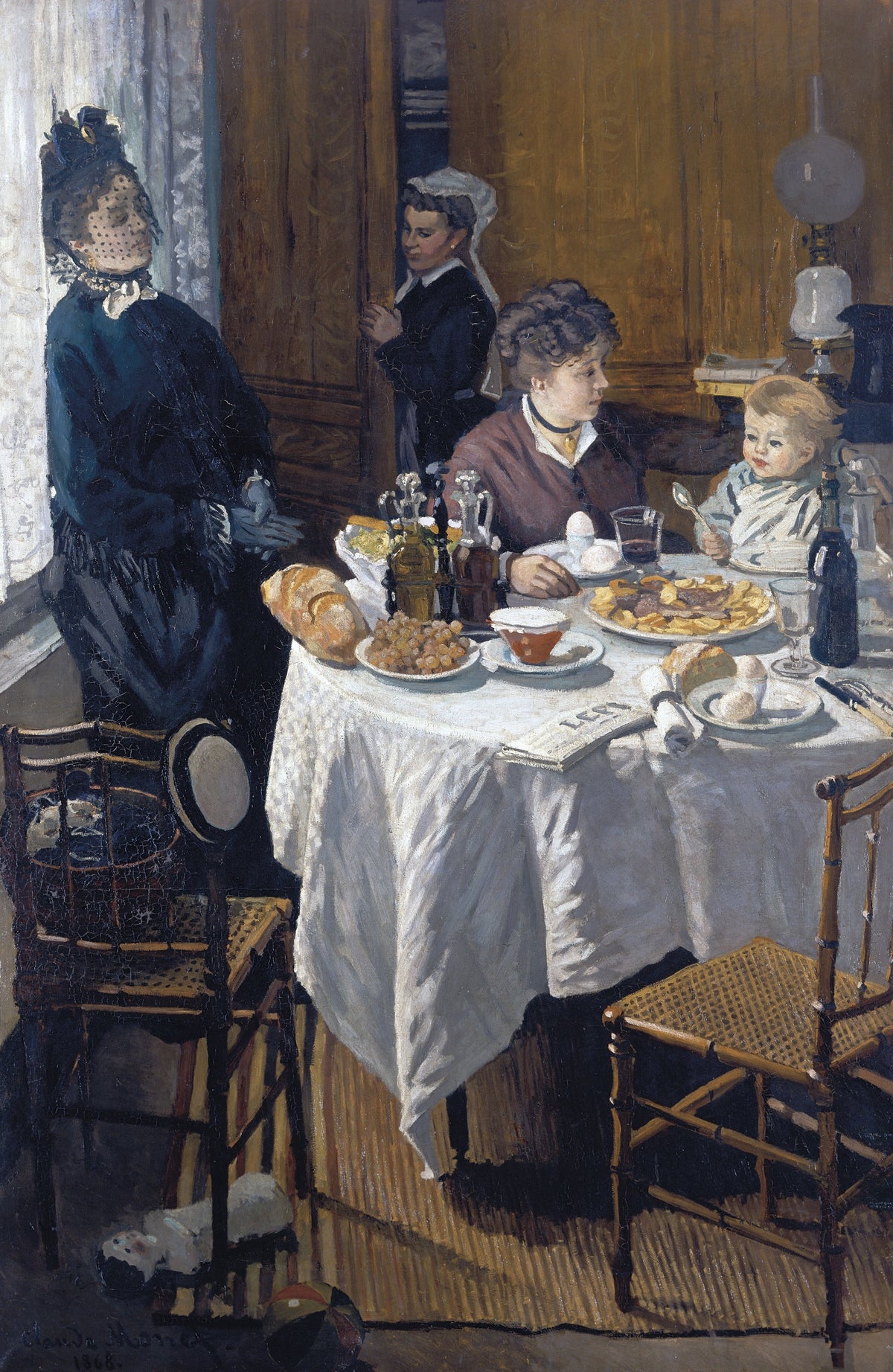 Claude Monet — The Luncheon | Fine Art Print - 9ArtPrints