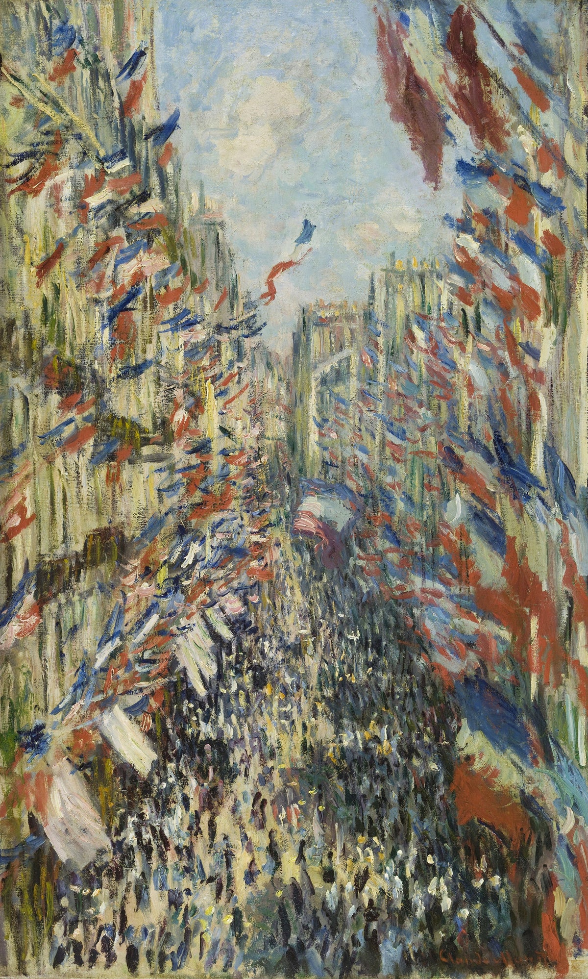 Claude Monet — The Rue Montorgueil, Paris, 30 June 1878 | Fine Art Print - 9ArtPrints