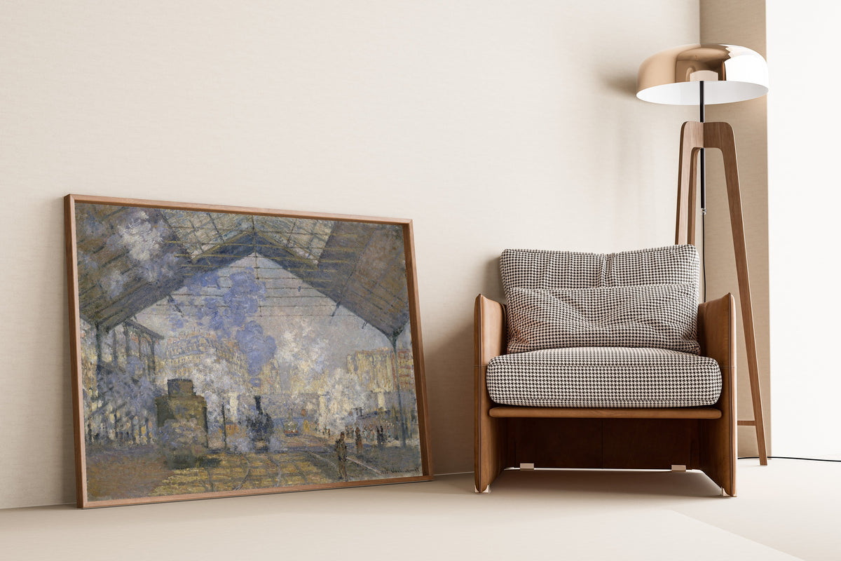 Claude Monet — The Saint-Lazare Station | Fine Art Print - 9ArtPrints