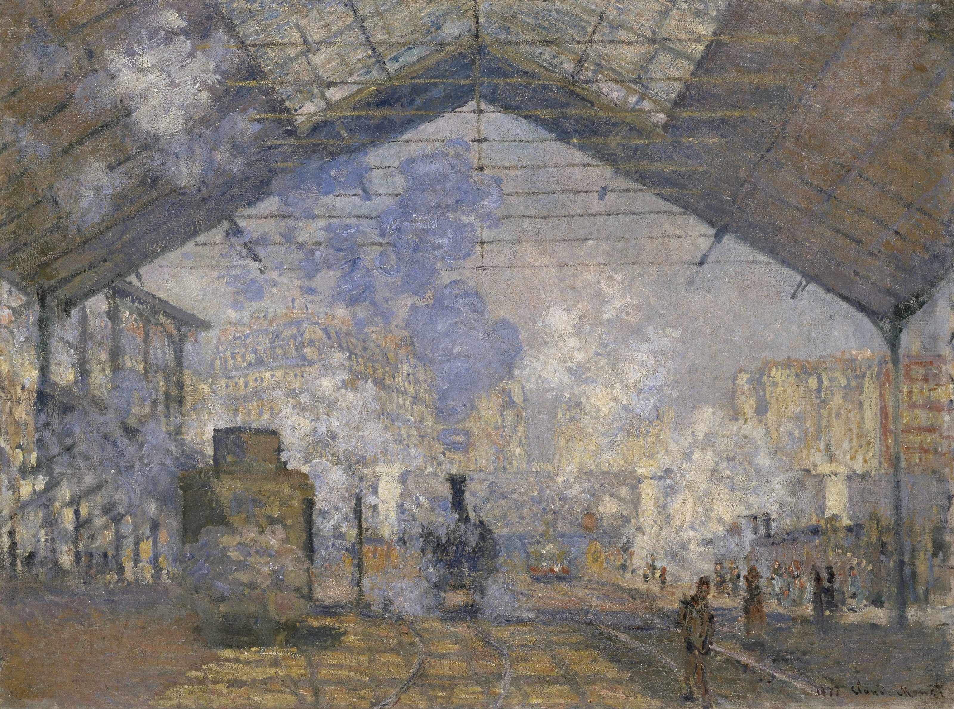 Claude Monet — The Saint-Lazare Station | Fine Art Print - 9ArtPrints