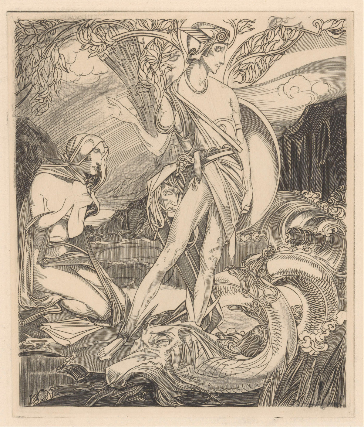 Johannes Josephus Aarts — Perseus en Andromeda | Art Nouveau Print
