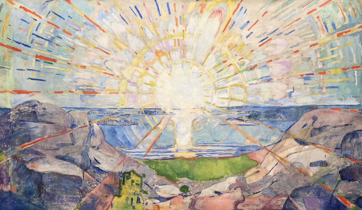 Edvard Munch — The Sun (Solen) | Symbolist Art Print