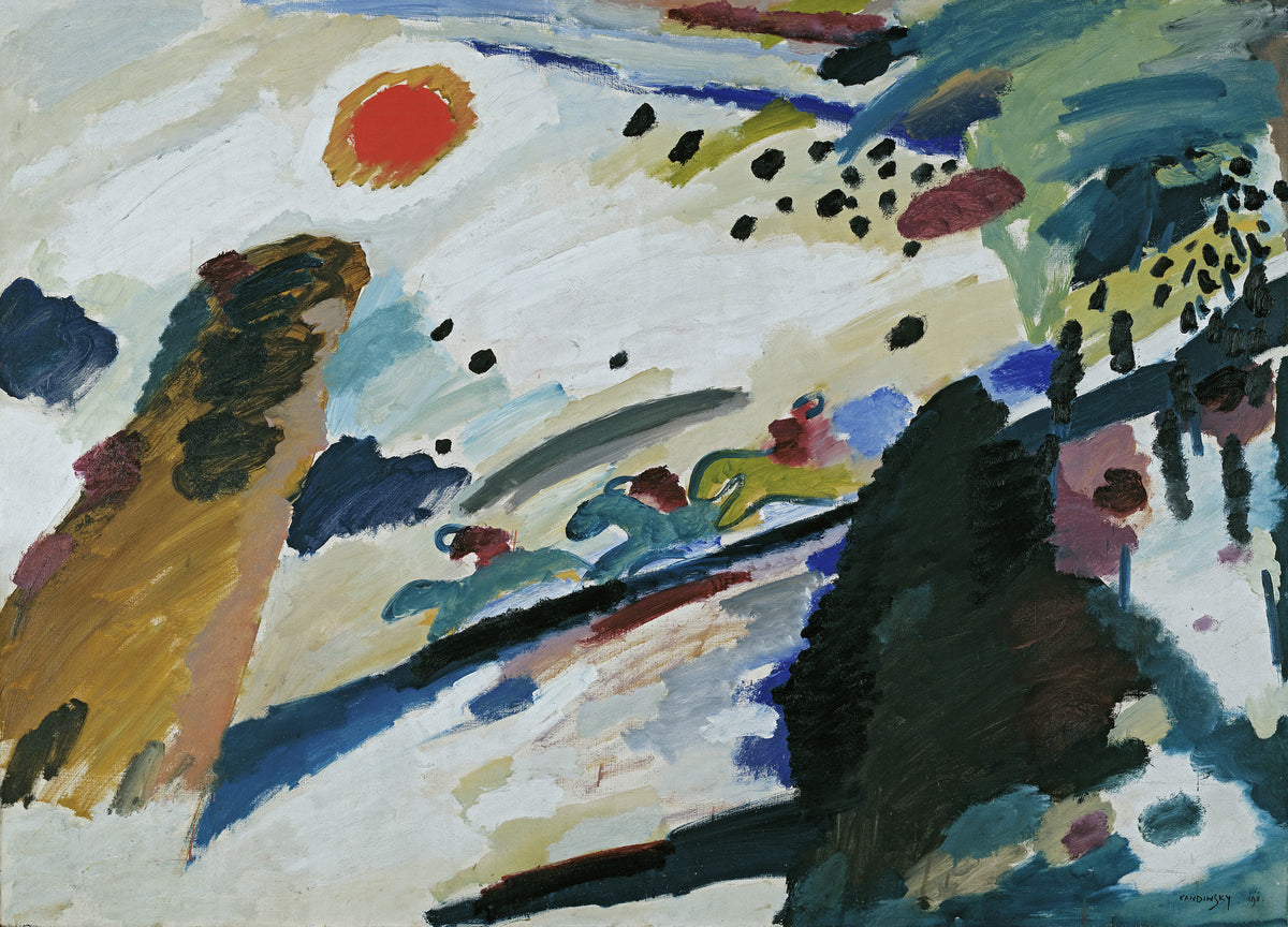 Wassily Kandinsky — Romantic Landscape | Expressionist Fine Art Print