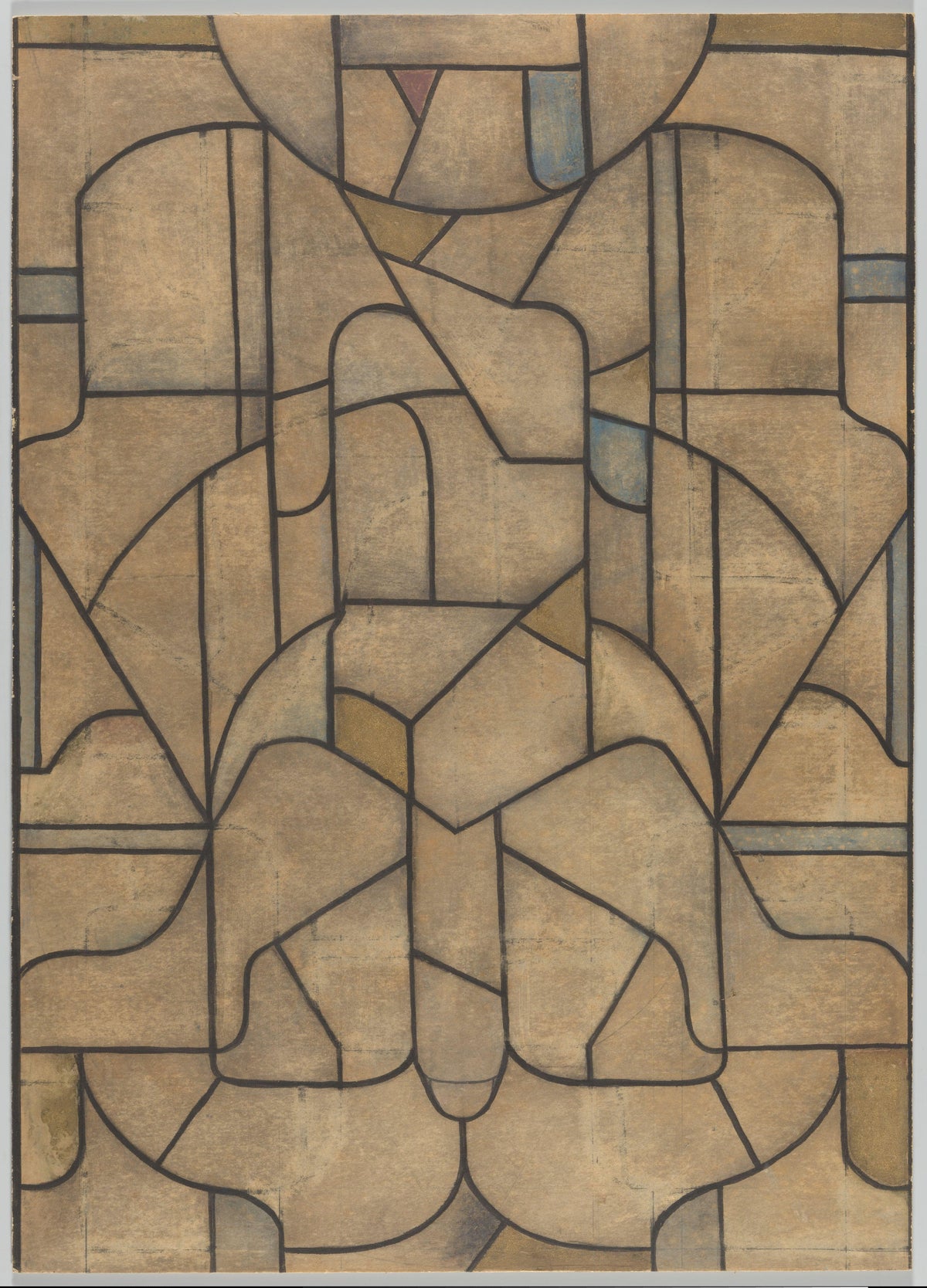 Richard Roland Holst — Design for a Window in the North Transept, Utrecht Cathedral | Art Nouveau Print
