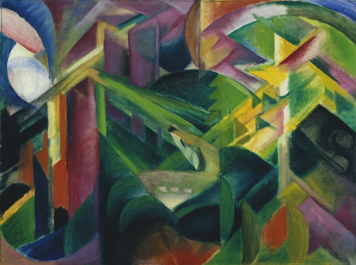 Franz Marc — Deer in the Monastery Garden | Expressionist Fine Art Print