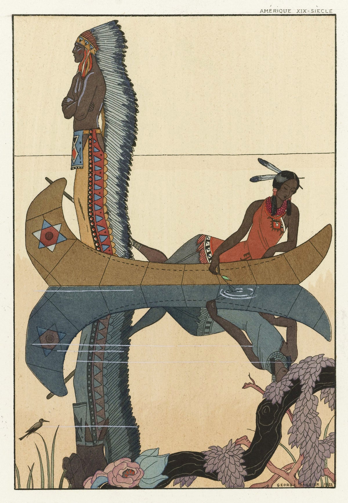 George Barbier — Le Long du Missouri | Art Deco Print