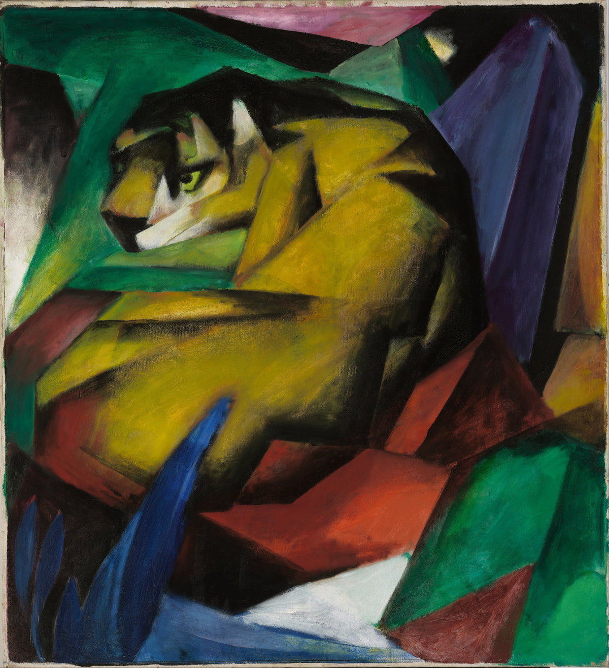 Franz Marc — The Tiger | Expressionist Fine Art Print