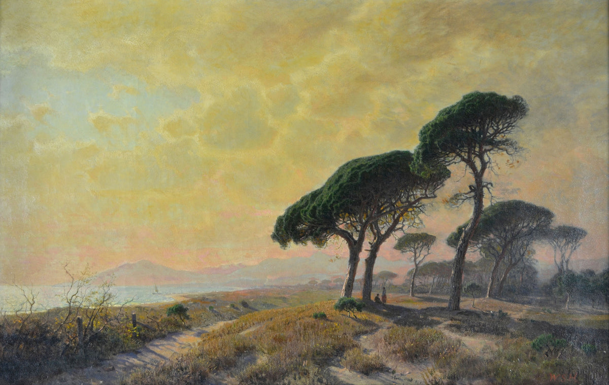 William Stanley Haseltine — Stone Pines, Cannes | Landscape Fine Art Print