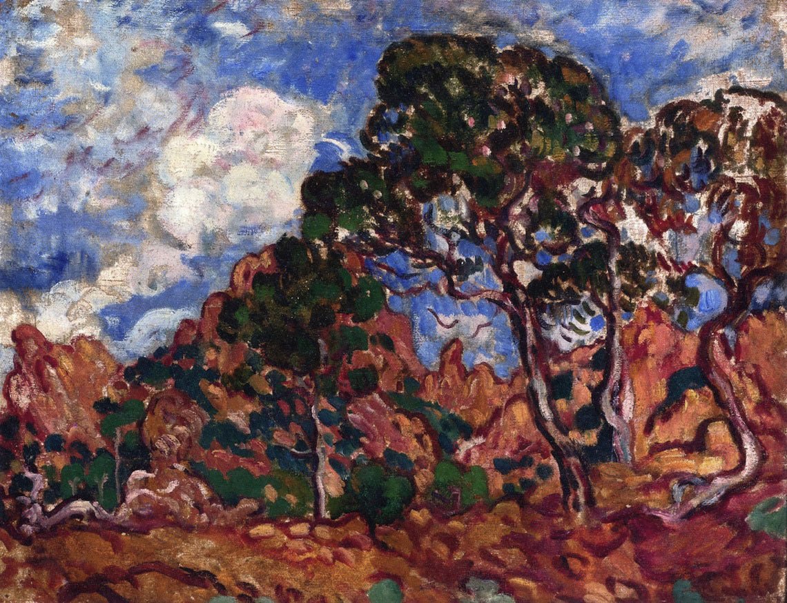 Louis Valtat — Pines at Antheor | Fauvist Fine Art Print