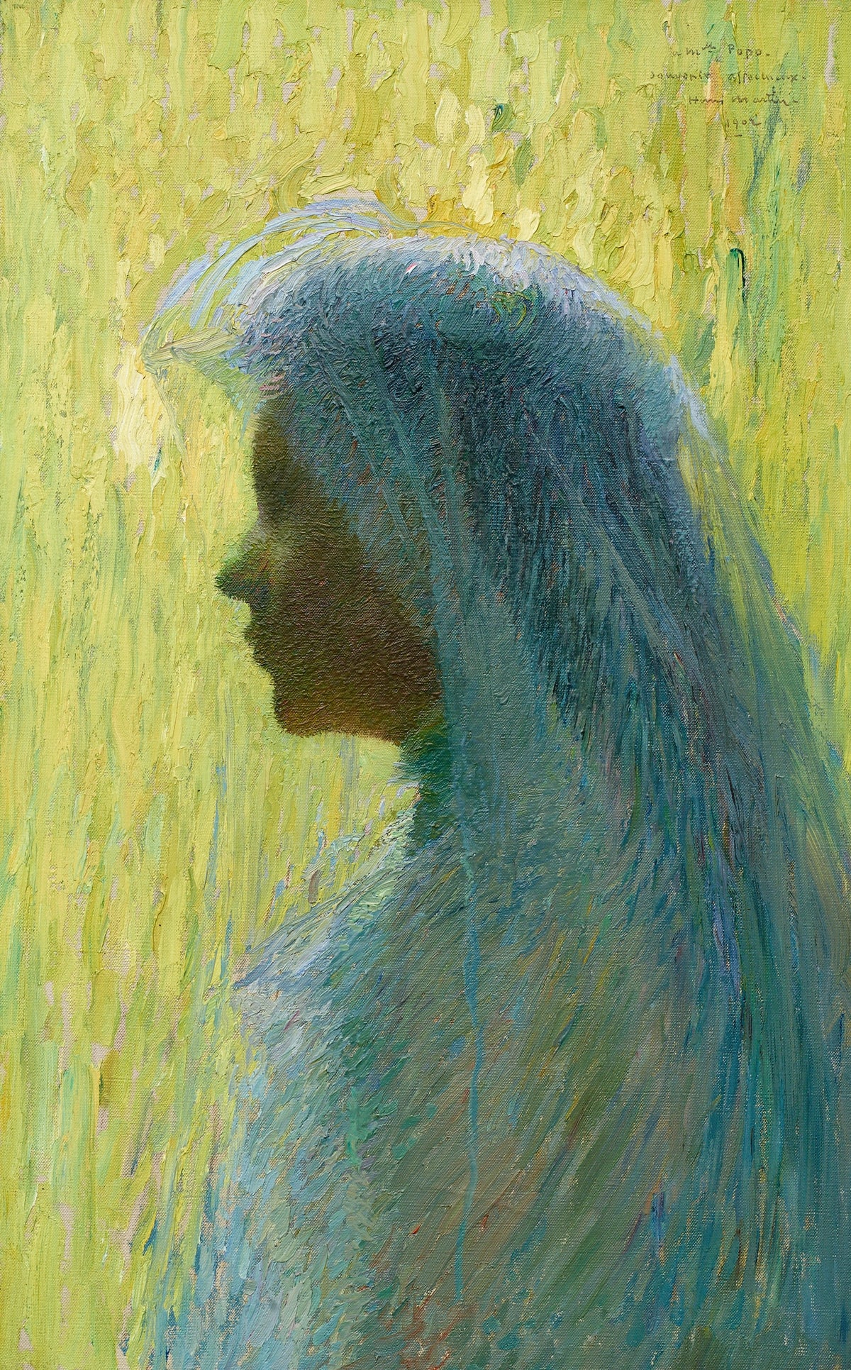 Henri Martin — Profil au voile | Fine Art Print