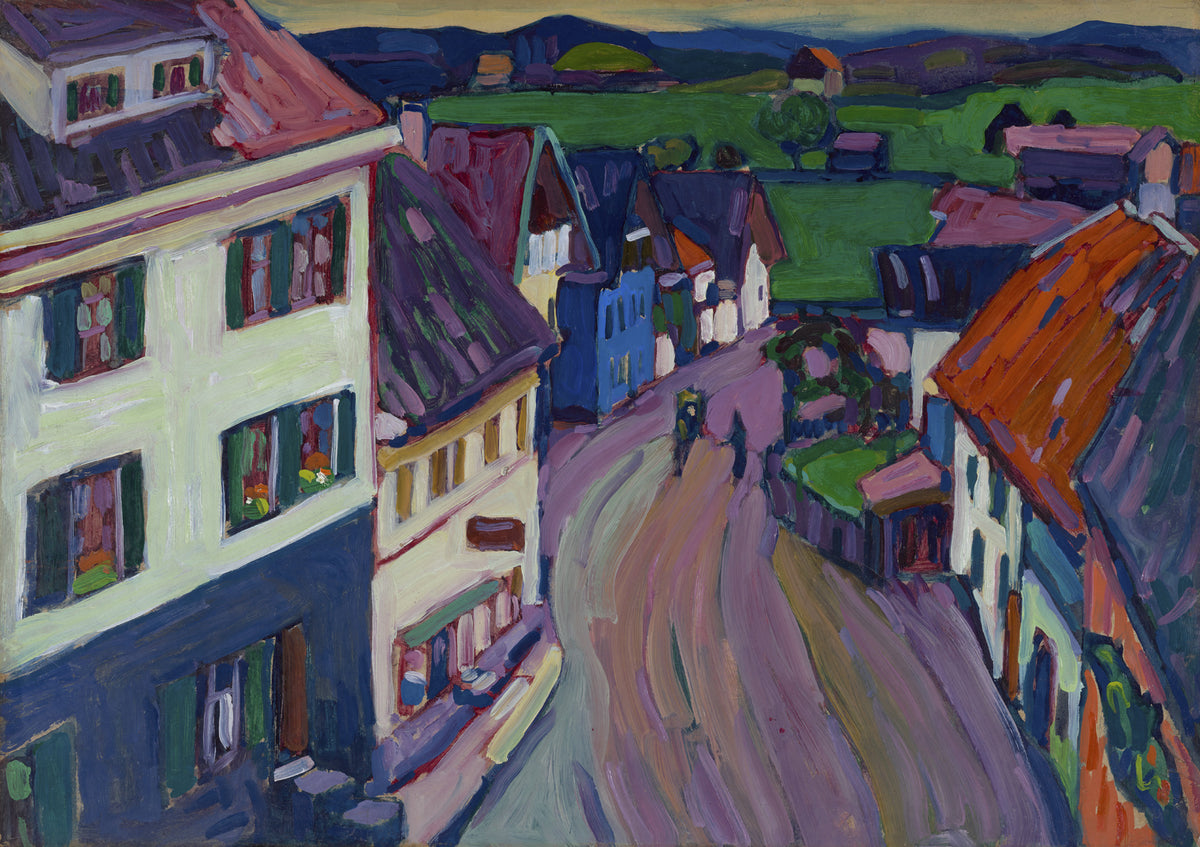 Wassily Kandinsky — Murnau - View from the Window of the Griesbraeu | Expressionist Fine Art Print
