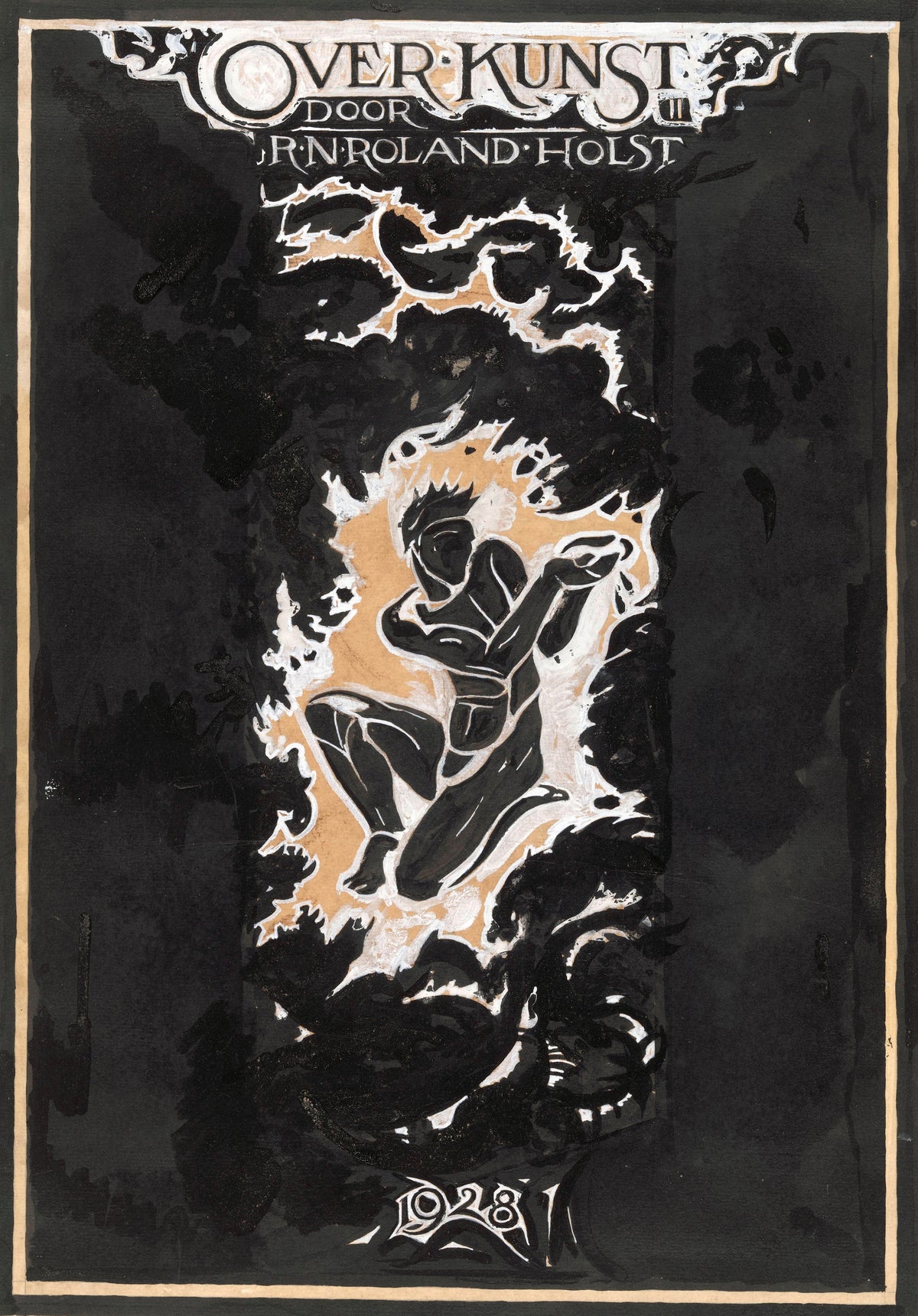 Richard Roland Holst — Cover Design for Over Kunst | Art Nouveau Design Print