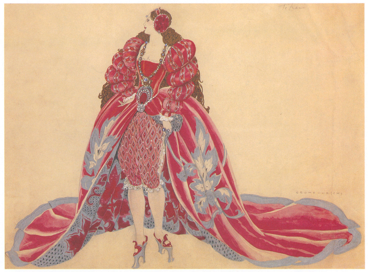 Umberto Brunelleschi — Costume Titien | Art Deco Print
