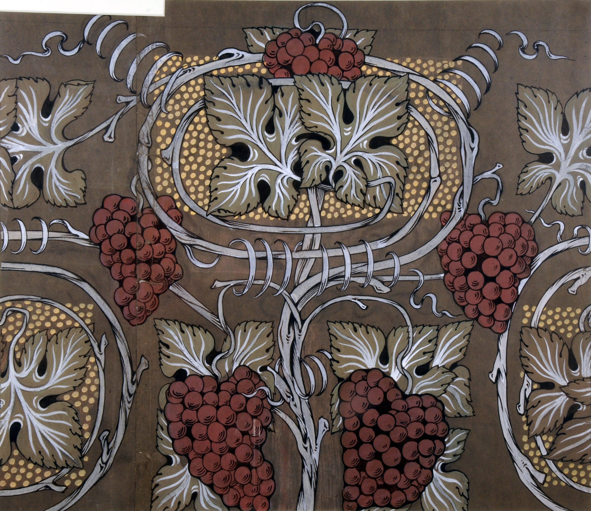 Arthur Heygate Mackmurdo — Vine and Grapes | Ornament Plate Print