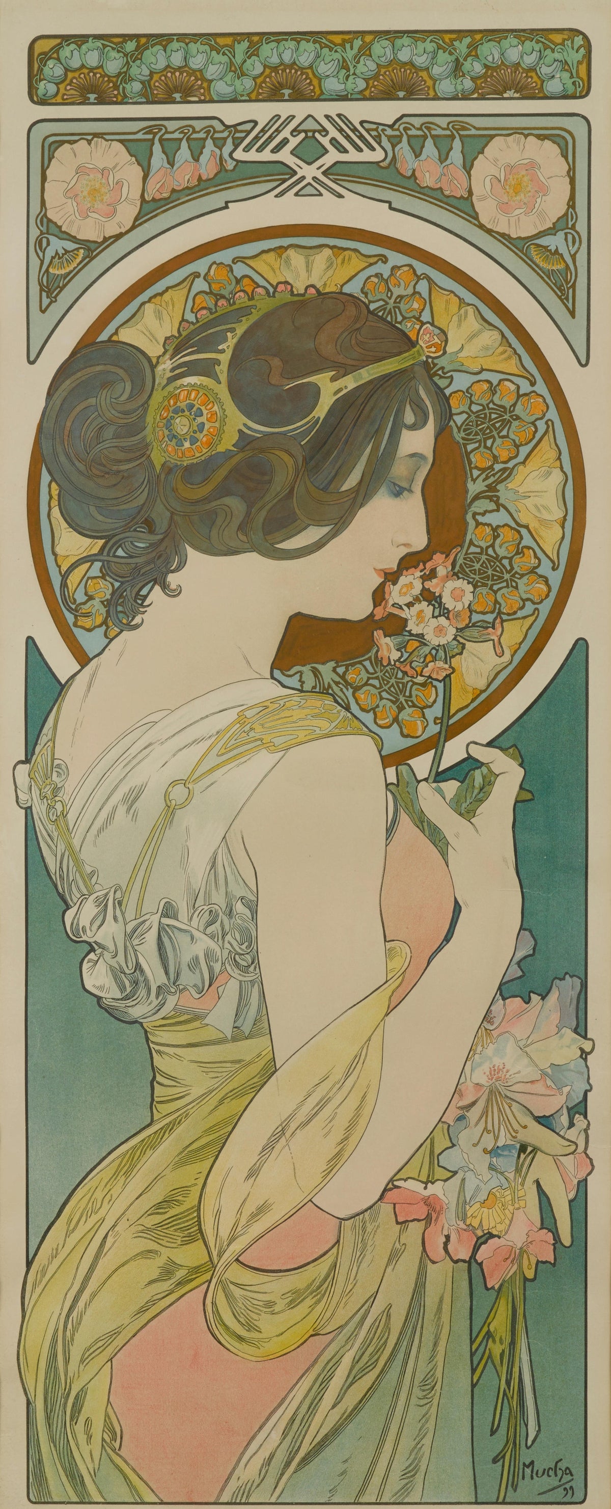 Alphonse Mucha — Primrose | Art Nouveau Print