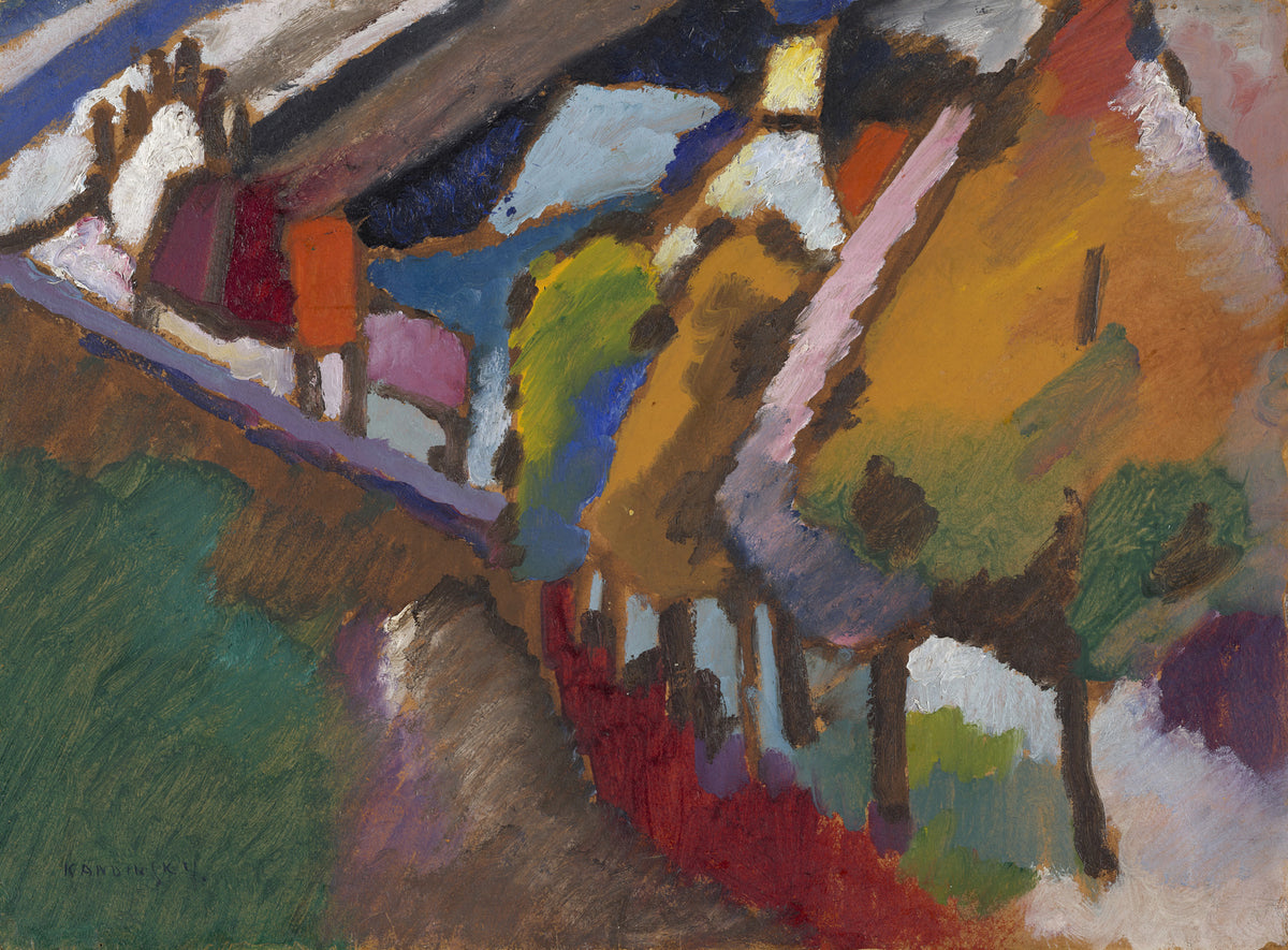 Wassily Kandinsky — Murnau - Castle and Church | Expressionist Fine Art Print