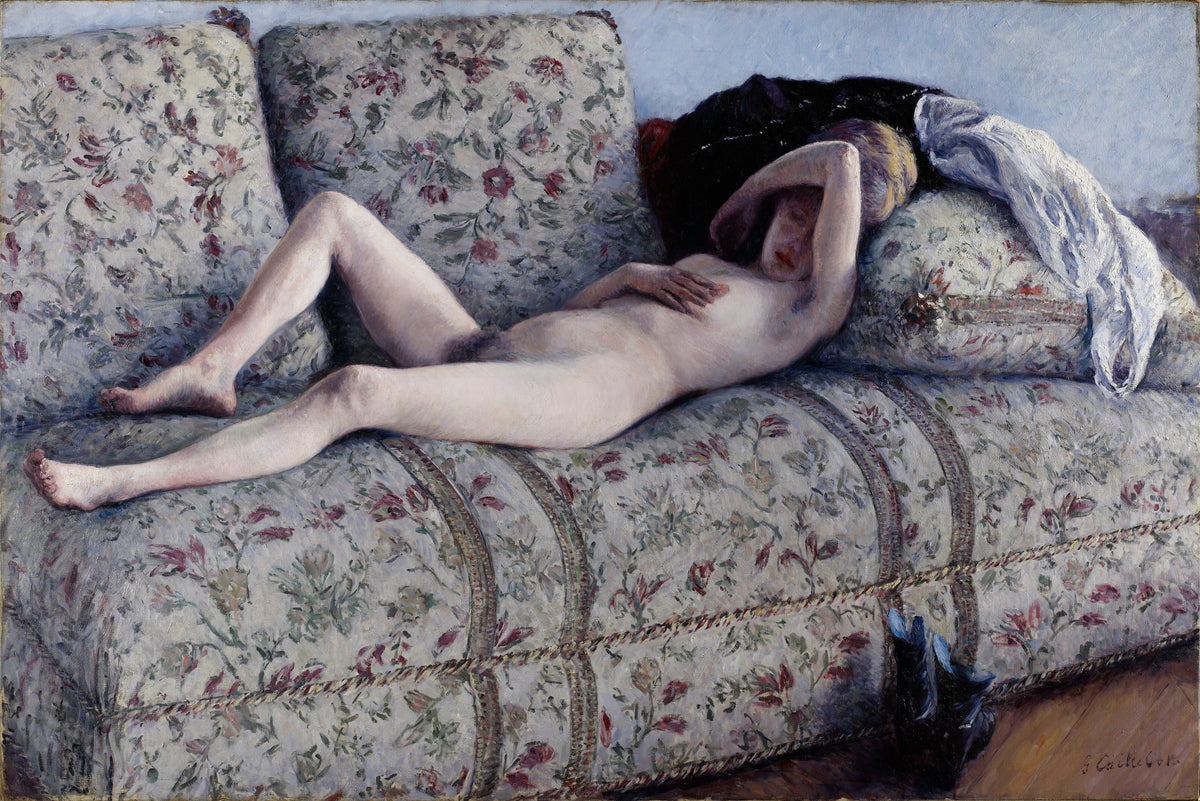 Gustave Caillebotte — Nude on a Couch | Fine Art Print