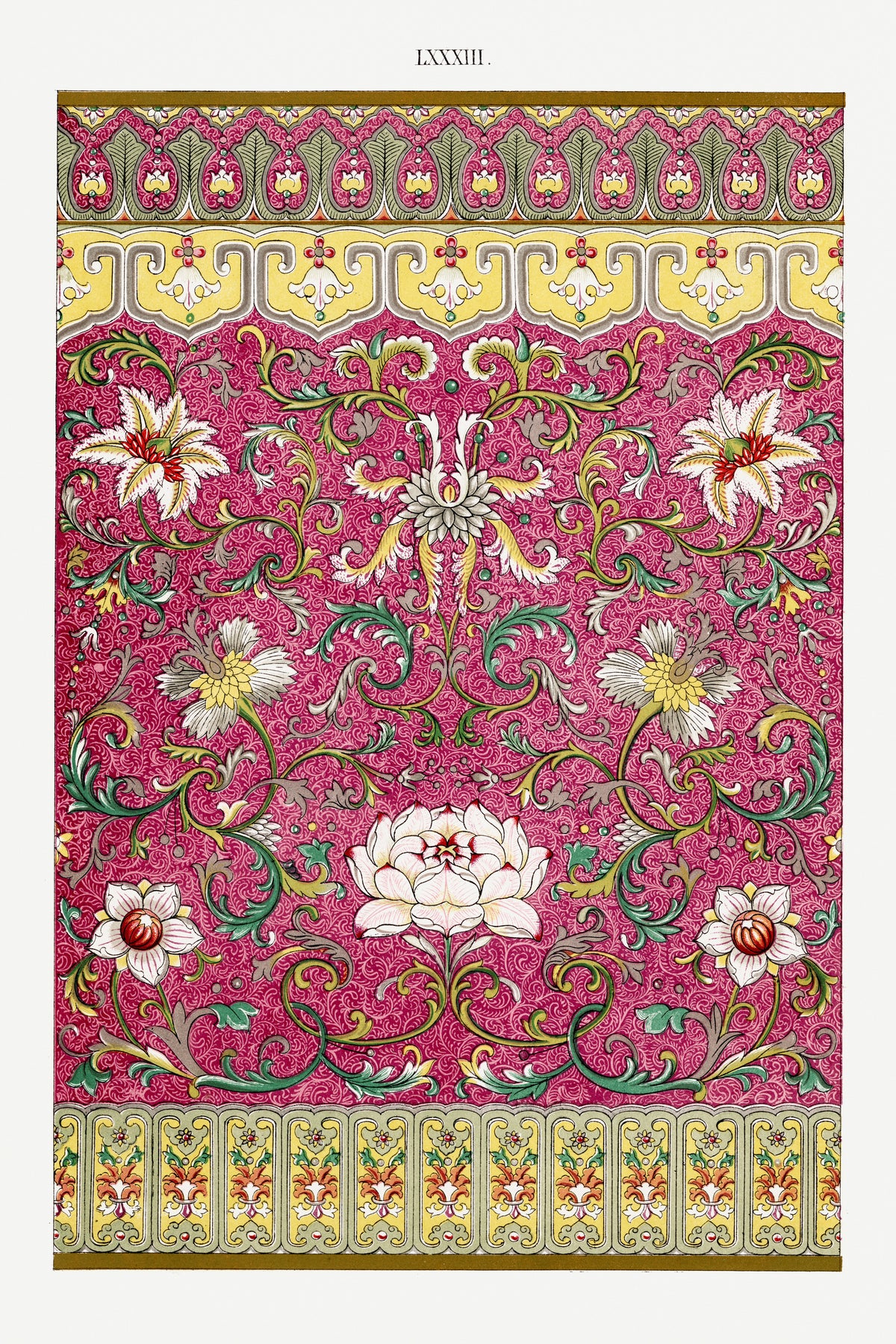 Owen Jones — Examples of Chinese Ornament, Plate 83 | Ornament Plate Print