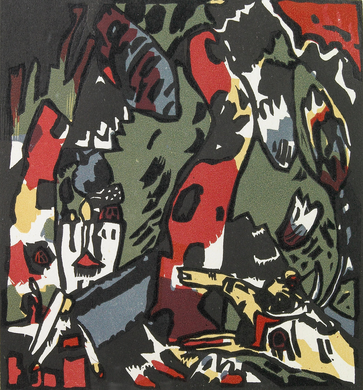 Wassily Kandinsky — Archer (Bogenschütze) | Symbolist Art Print