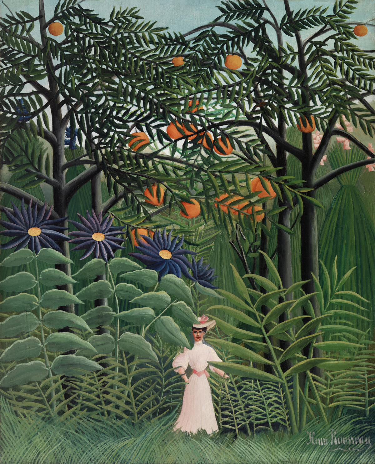 Henri Rousseau — Woman Walking in an Exotic Forest | Fine Art Print