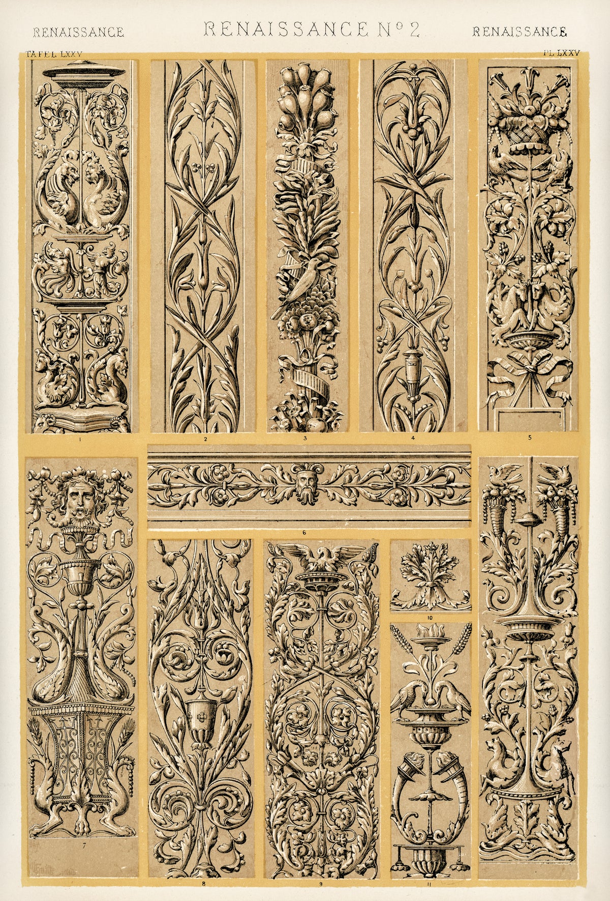 Owen Jones — Renaissance No. 2 | Grammar of Ornament Design Print