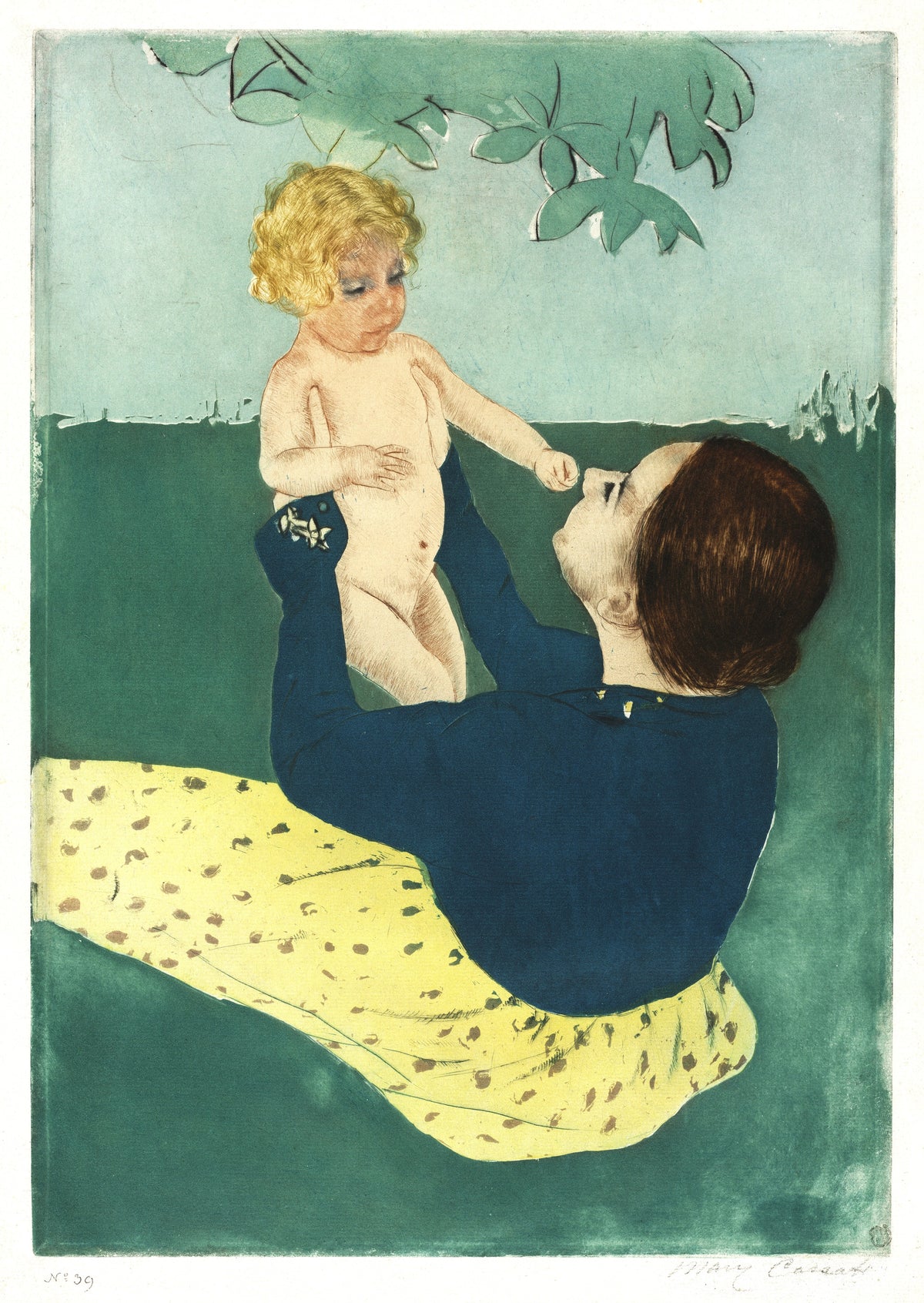Mary Cassatt — Under the Horse Chestnut Tree | Aquatint Print
