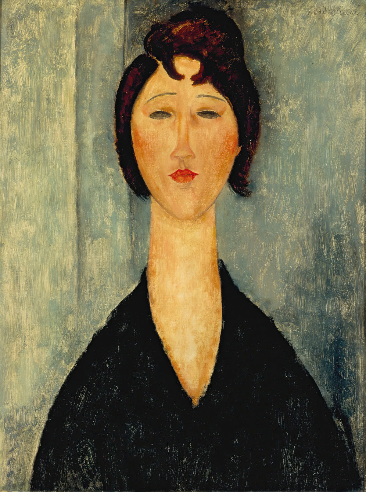 Amedeo Modigliani — Portrait of a Young Woman in Black | Fine Art Print