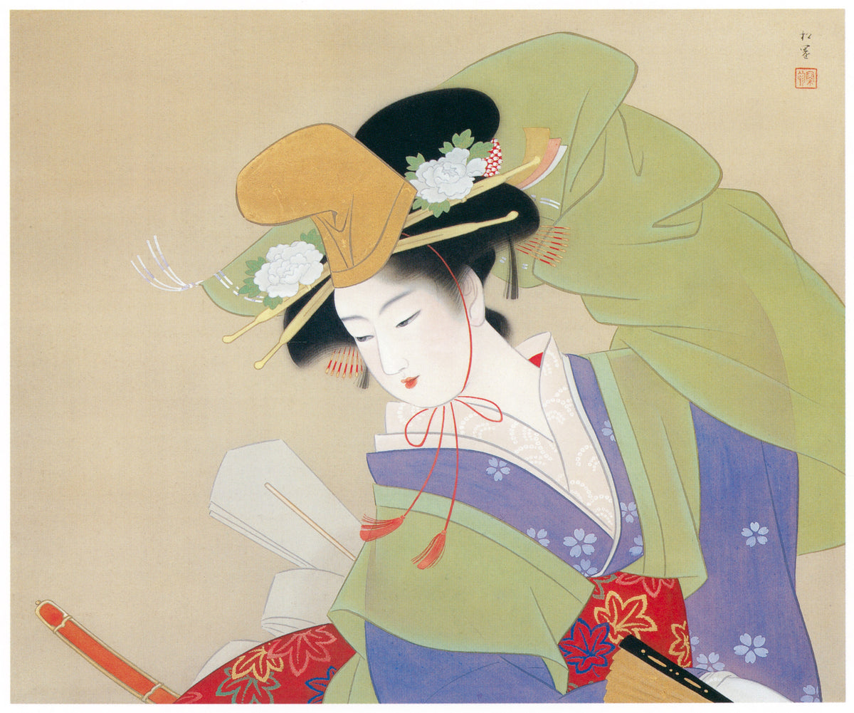 Uemura Shōen — Green Rain (Ryokuu) | Fine Art Print