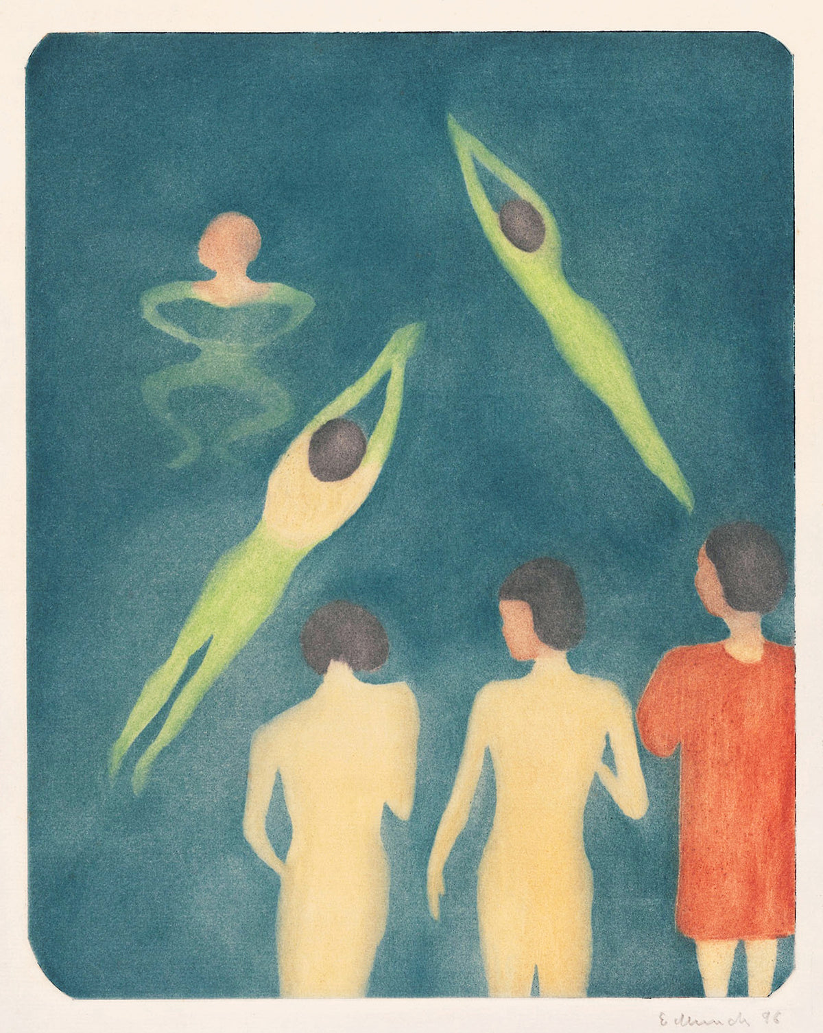 Edvard Munch — Boys Bathing | Etching Print