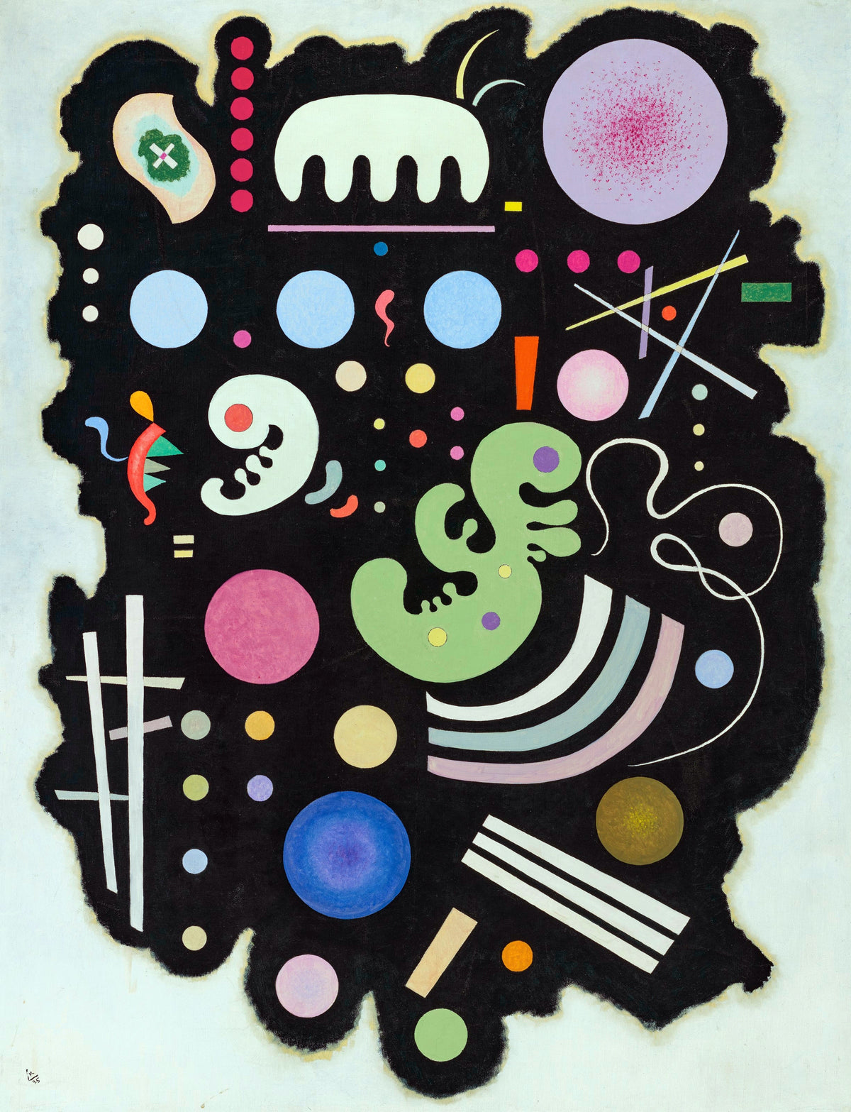 Wassily Kandinsky — Variegated Black | Fine Art Print