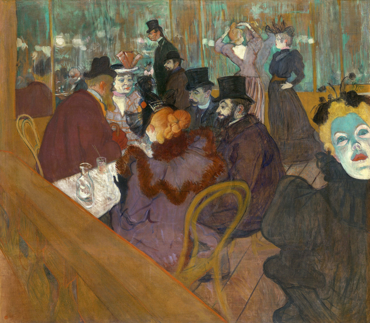 Henri de Toulouse-Lautrec — At the Moulin Rouge | Fine Art Print