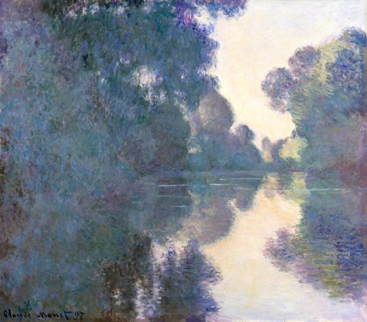 Claude Monet — Morning on the Seine near Giverny | Fine Art Print