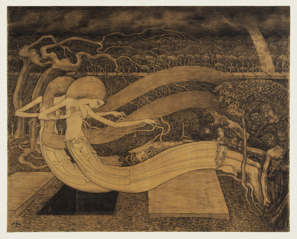Jan Toorop — O Grave, Where Is Thy Victory | Symbolist Art Print