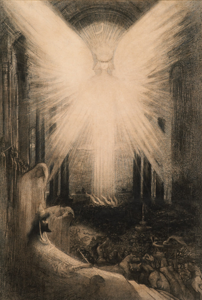 Jean Delville — L'Allégorie de l'Enfer or Azrael | Symbolist Art Print