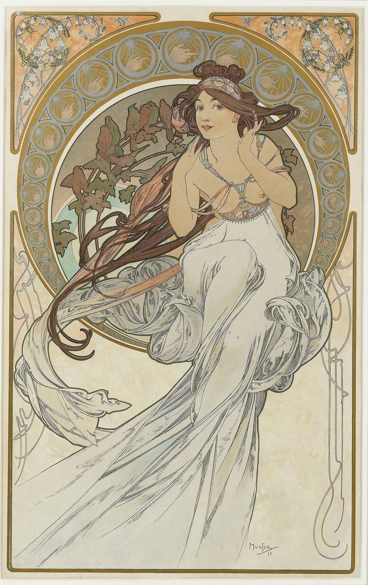 Alphonse Mucha — The Arts: Music | Art Nouveau Print