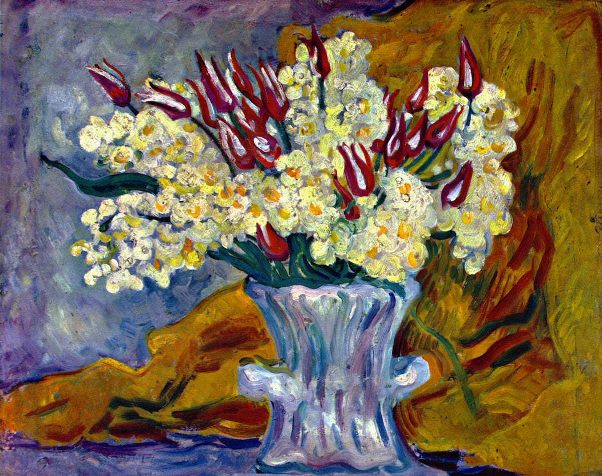 Louis Valtat — Tulips and Narcissus | Fauvist Fine Art Print