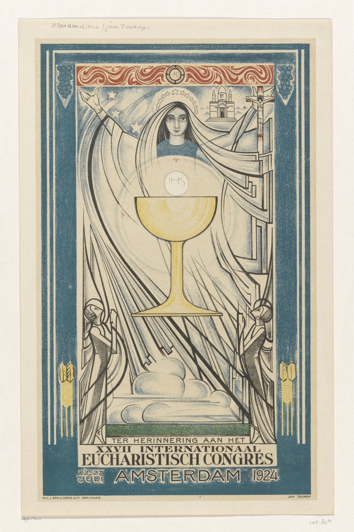 Jan Toorop — Affiche voor het Internationaal Eucharistisch Congres, 1924 | Vintage Poster Print