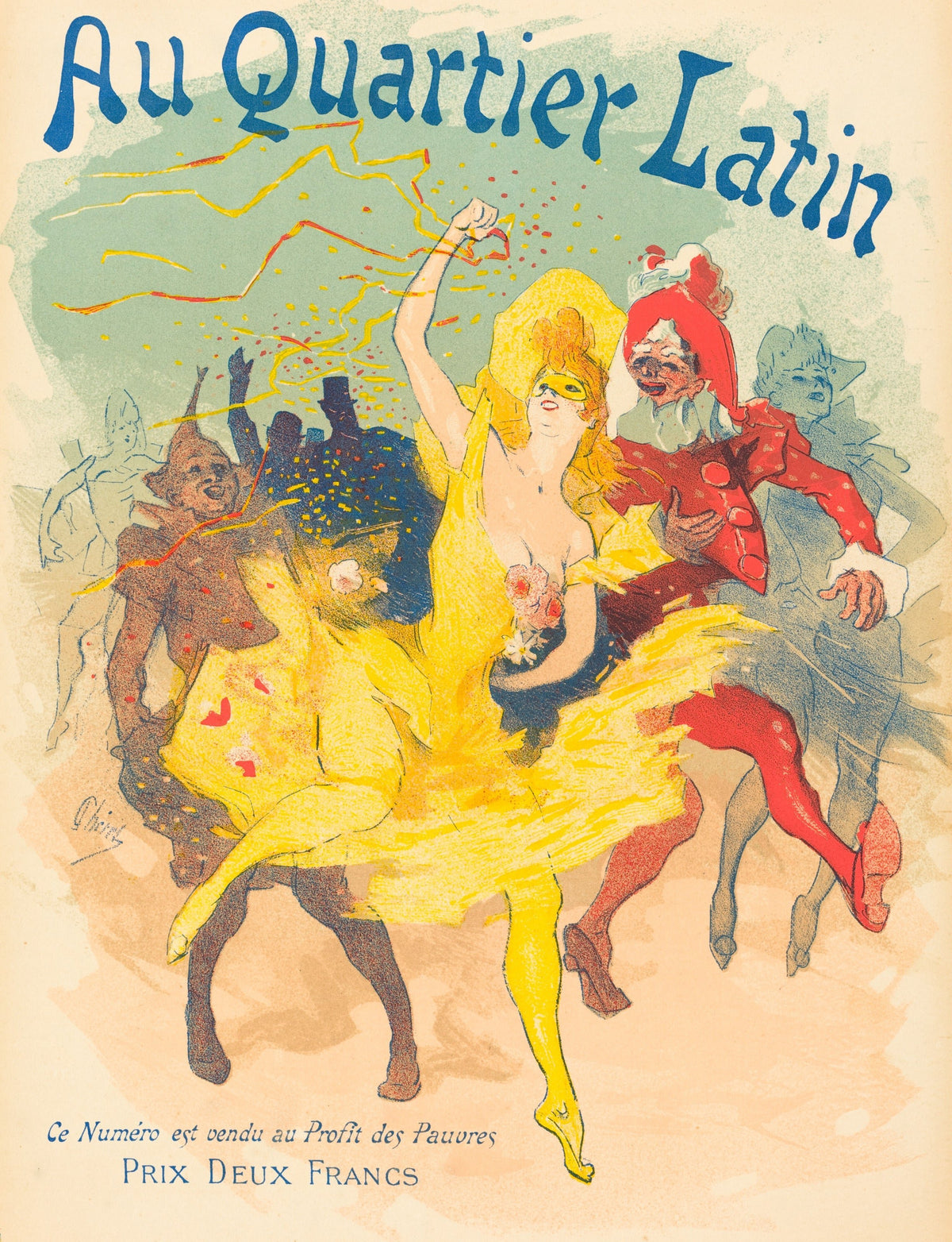 Jules Chéret — Au Quartier Latin | Vintage Poster Print