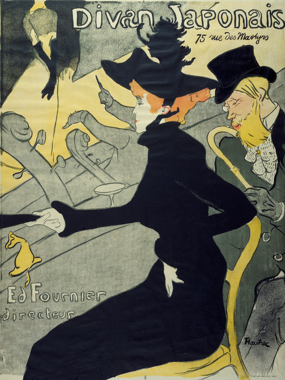 Henri de Toulouse-Lautrec — Divan Japonais | Vintage Poster Print
