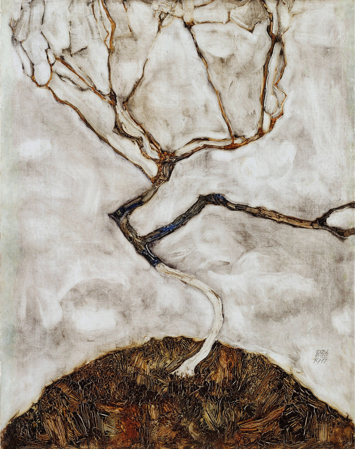 Egon Schiele — Small Tree in Late Autumn | Fine Art Print