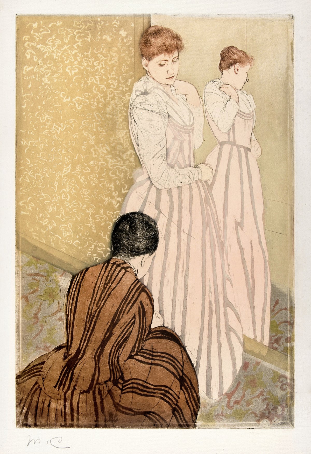 Mary Cassatt — The Fitting | Fine Art Print