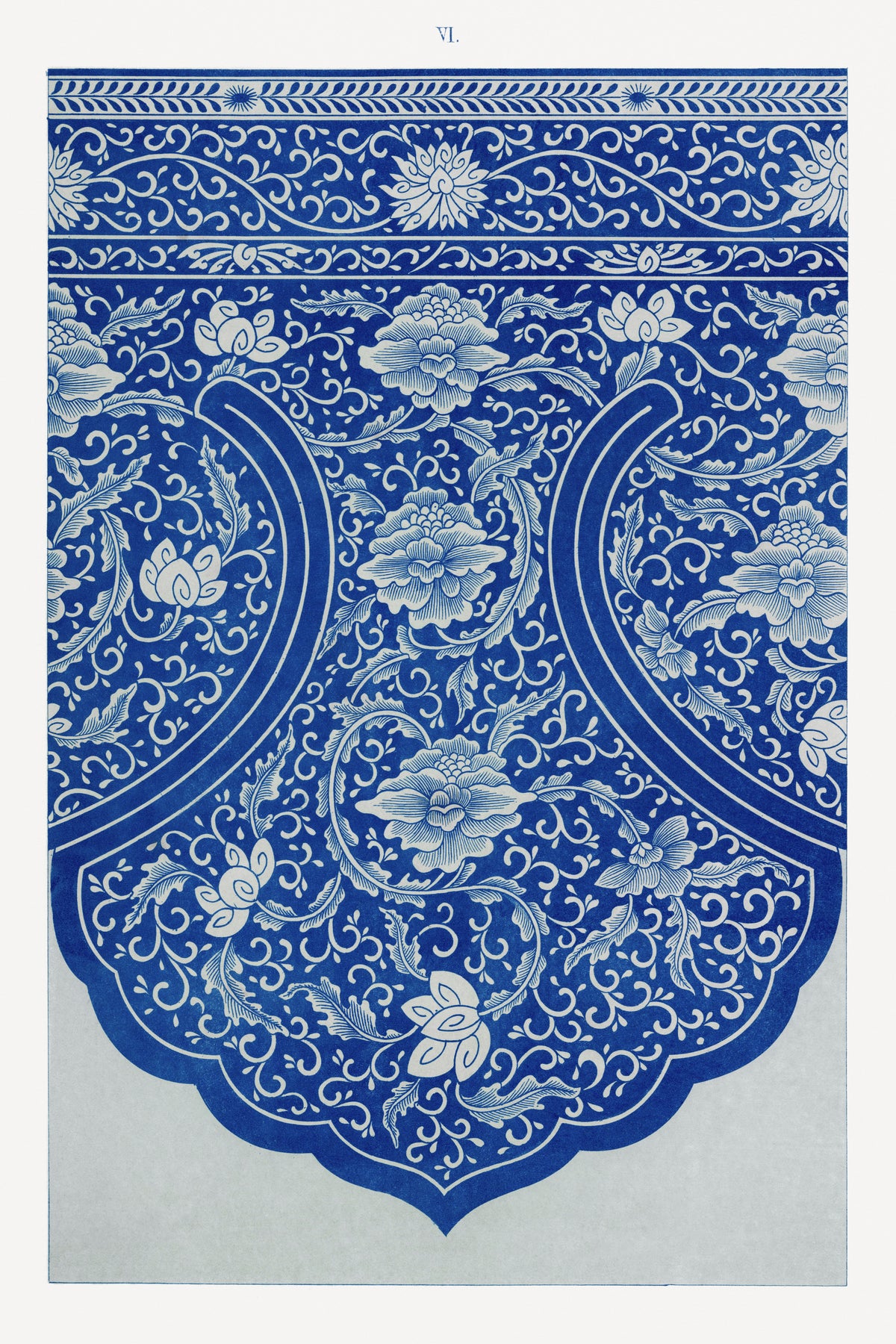 Owen Jones — Examples of Chinese Ornament, Plate 6 | Ornament Plate Print