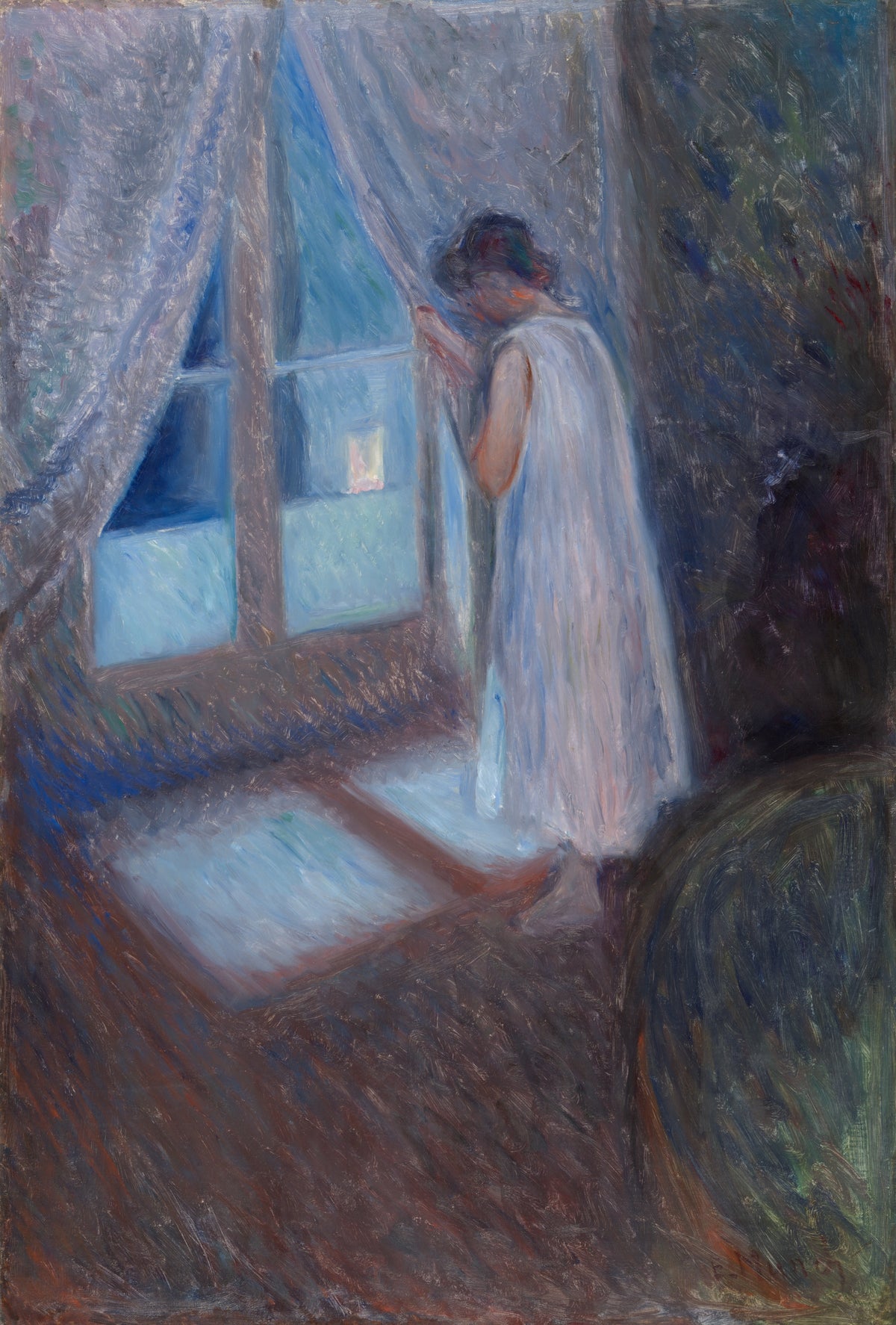 Edvard Munch — The Girl by the Window | Symbolist Art Print